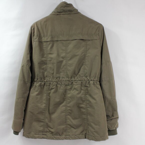 BCBGeneration‎ Coat Olive Color with Quilted Lining Size M - Picture 7 of 12